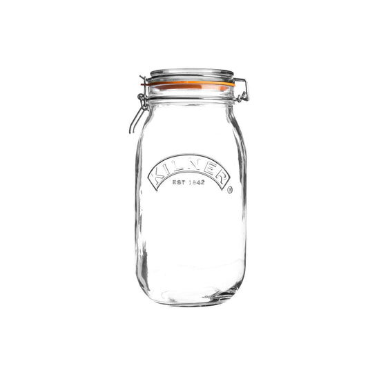 Round Clip Top Jar, 1.5 Litre