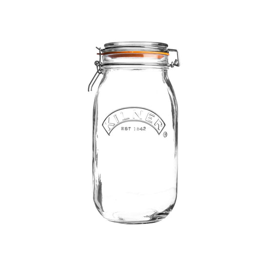 Round Clip Top Jar, 2 Litre