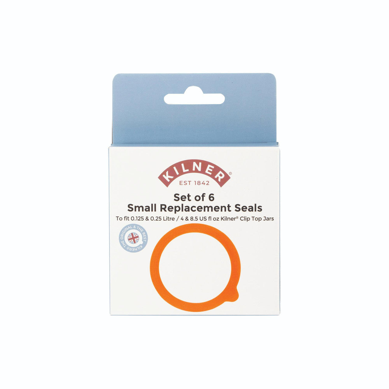 Replacement Small Rubber Seals (Pack of 6), Suitable for 125ml Jar