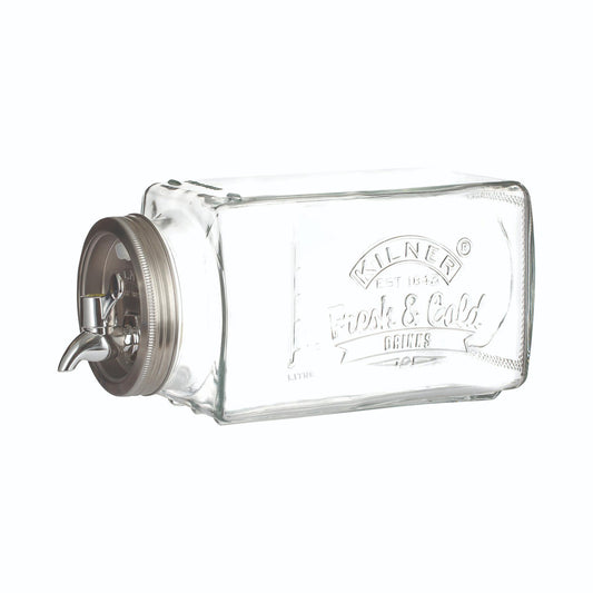 NEW - Kilner Fridge Drinks Dispenser - 3 Litre