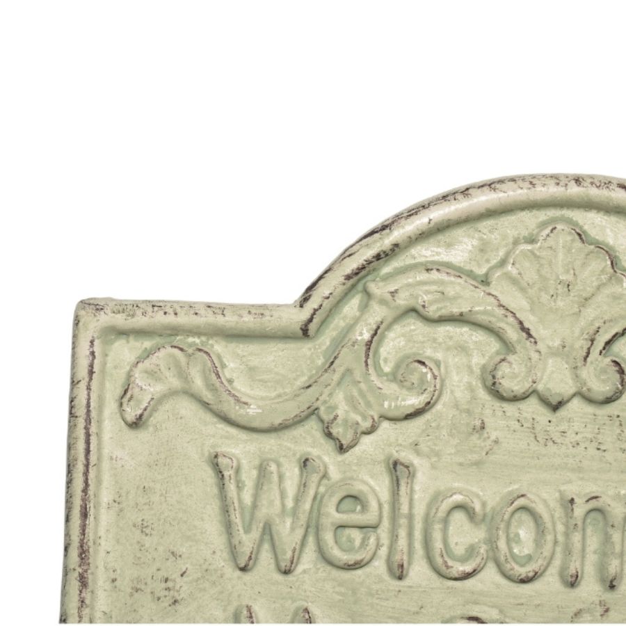 Welcome to My Garden' Cast Iron Stake 23x0.75x31cm