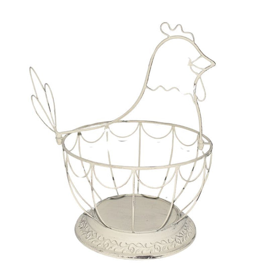 Chicken Shape Footed Bowl/Basket 30x25x25.5cm