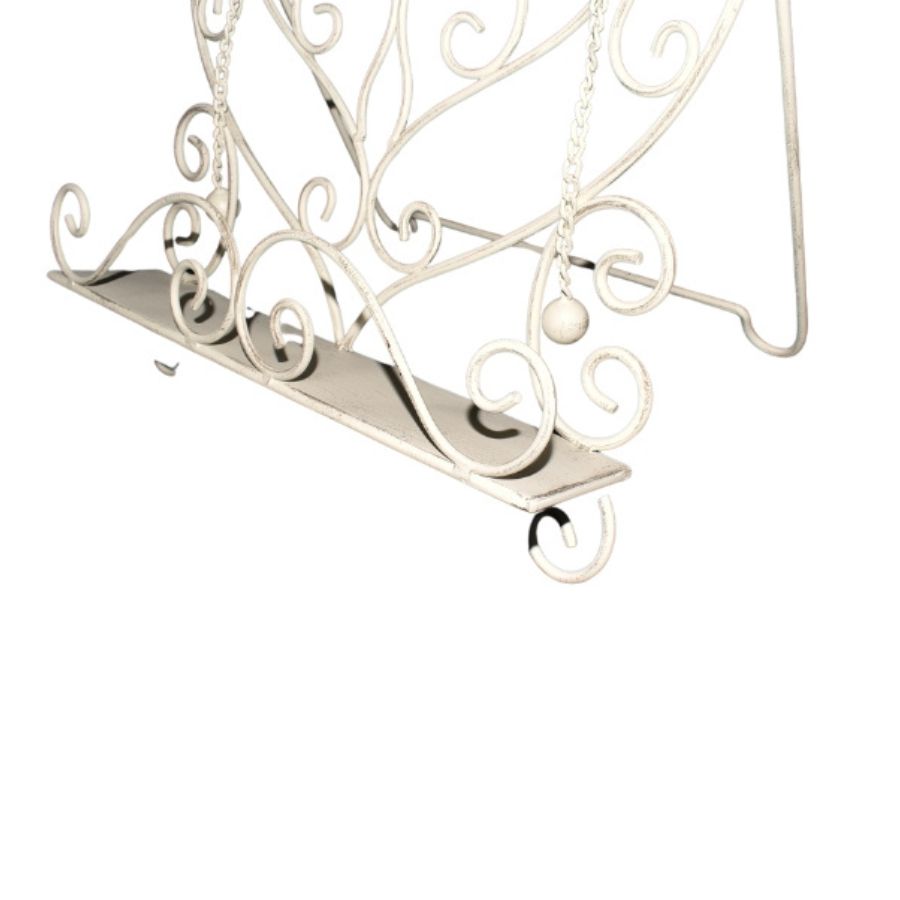 Heart-Shape Recipe/Book Stand w/Birds 32.5x25x35cm