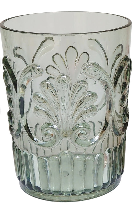 10Gr - Acrylic Tumbler Scallop Sage Green