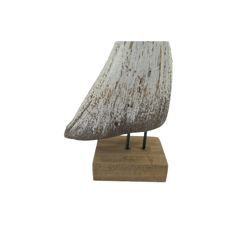 Set/2 Asst Size Handcrafted Contemporary Wooden Angels 11.5x5x24/10.5x5x20cm