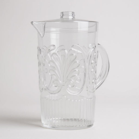 12Cl - Acrylic Scollop Des Pitcher: Clear - Shes Back For Summer 25/26