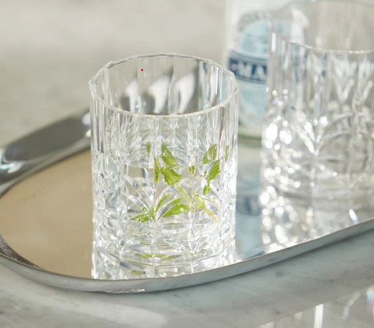 13Tc - Acrylic Crystal Cut Tumbler: Clear