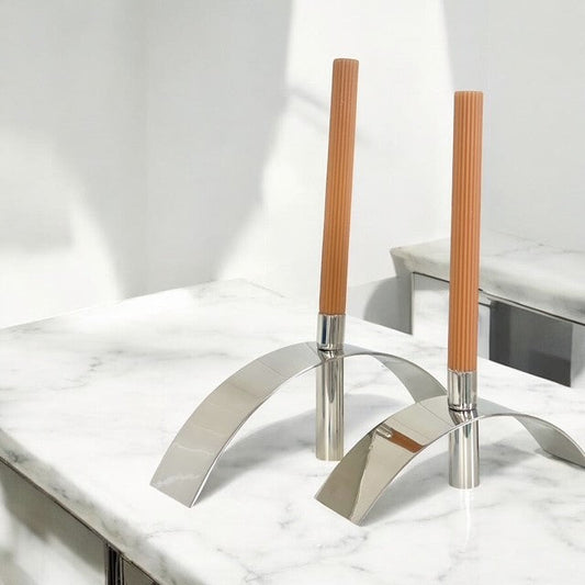 170Q George Arch Taper Candle Holder Small 10Cm