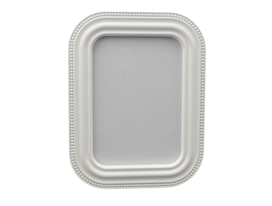 180M Rounded White Art Deco Resin Frame 4X6
