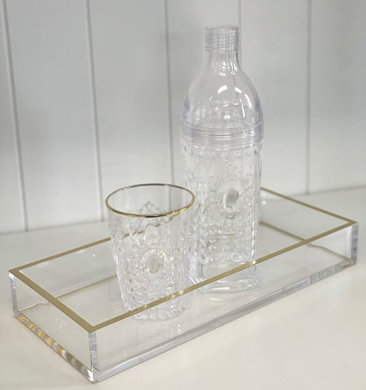 19B - Gem Style Water Bottle : Cocktails/H2O