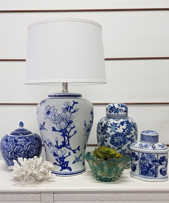 Blossom Ginger Jar Med 25Cm. A Gift For Emperor. In China As Storage For Ginger, Spices And Oils