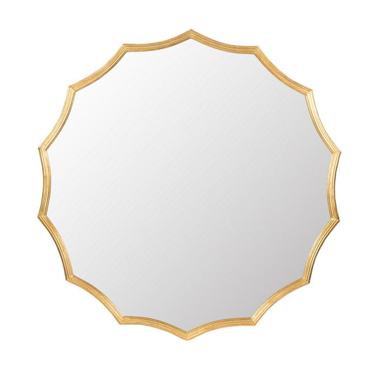 Minyama Scalloped Gold Mirror Large 101. Above A Mantlepiece Or In An Entrance Foyer