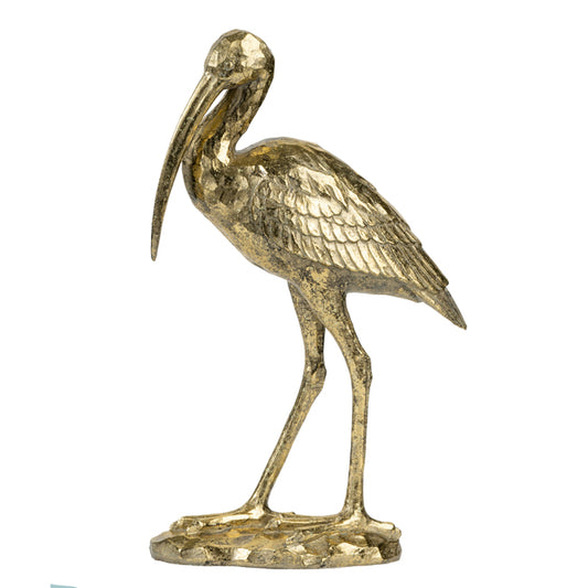 Standing Crane Figurine. Enjoy The Stunning Beauty Of This Majestic Bird As It Perches Atop A Mantle, Bookshelf, Or Welcomes Guests From An Entryway
