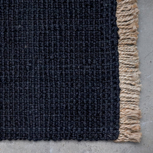 Harris Black Jute Rug