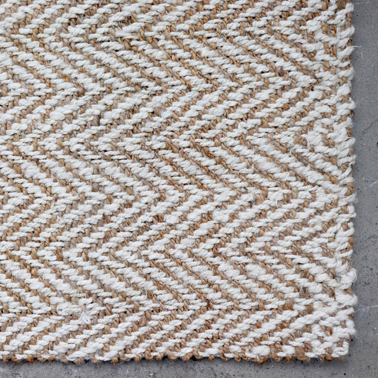 Piper Chevron Jute Rug