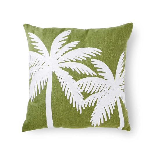 Luca Green Embroidered Cushion 5Ocm