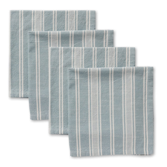 Swansea Light Blue Stripe Napkin Set Of 4