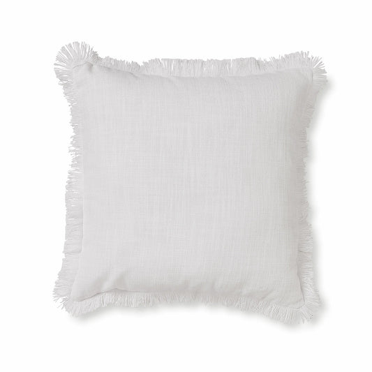 Eli Fringe Off-White Cushion
