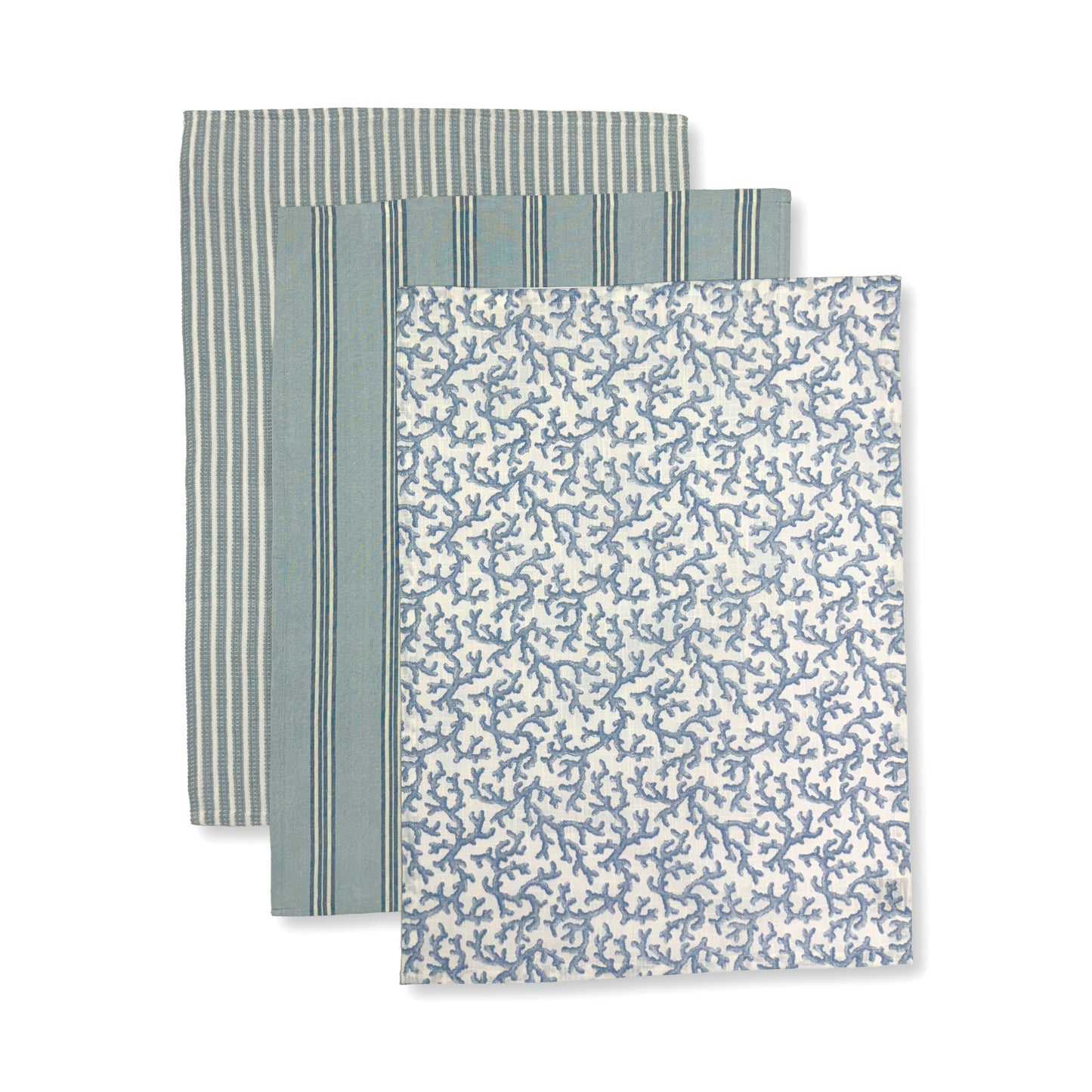 Hayman Blue Teatowel Pack 3