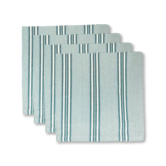 Hayman Blue Stripe Napkin Set 4