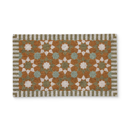 Moroccan Tile Doormat 45X75Cm