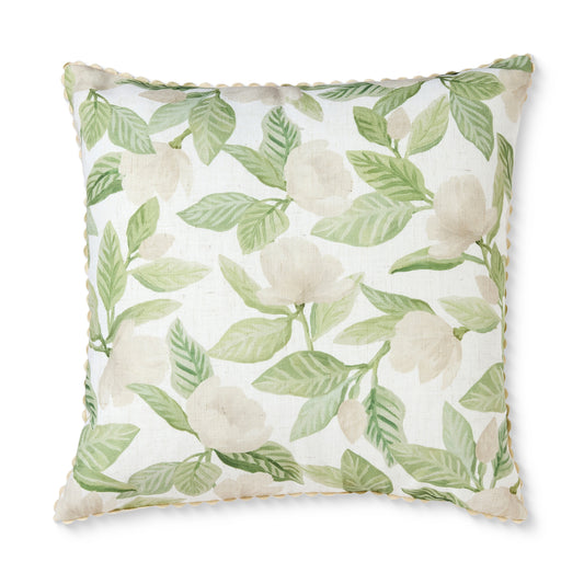 Magnolia Tree Green Cushion