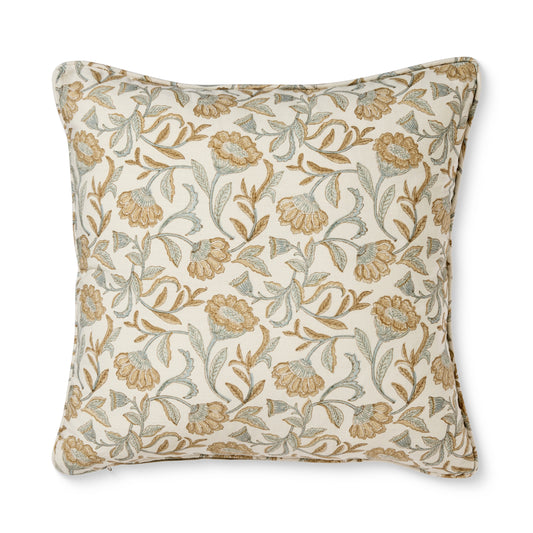 Summer Garden Orange/Blue Print