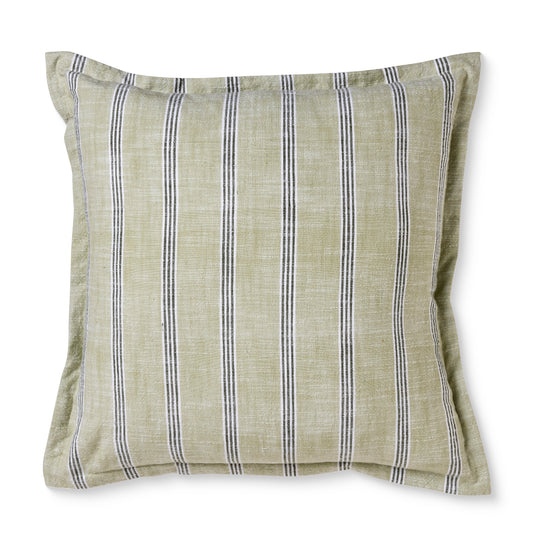 Sylvan Green Stripe Cushion