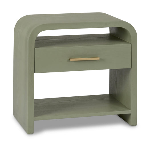 Verity Green Bedside Table