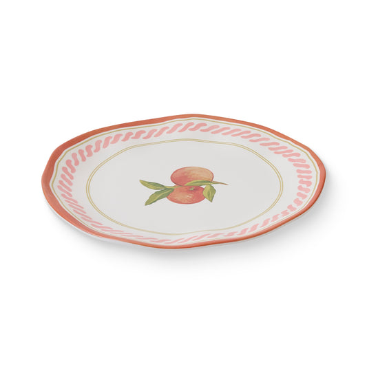 Fiesta Orange Melamine Large Plate