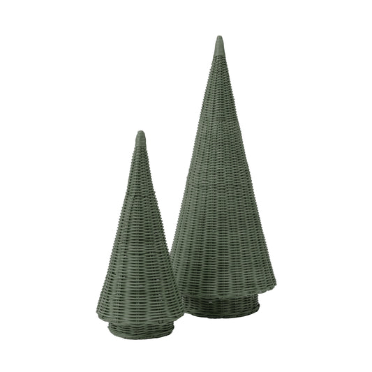 Clovelly Green Christmas Tree Décor Set 2