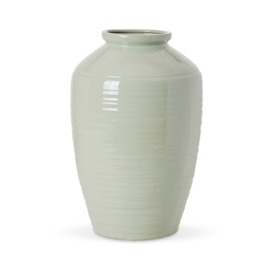 Canton Light Green Urn Vase