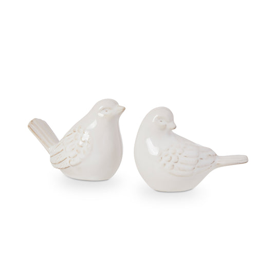 Swallow Ceramic Bird Cream Set 2