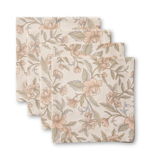 Amelia Floral Napkin Set Of 4