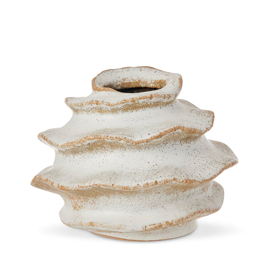 Fossil Taupe Bud Vase Short