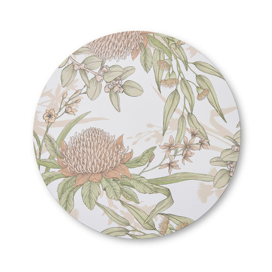 Glenelg Neutral Round Placemat Set 4