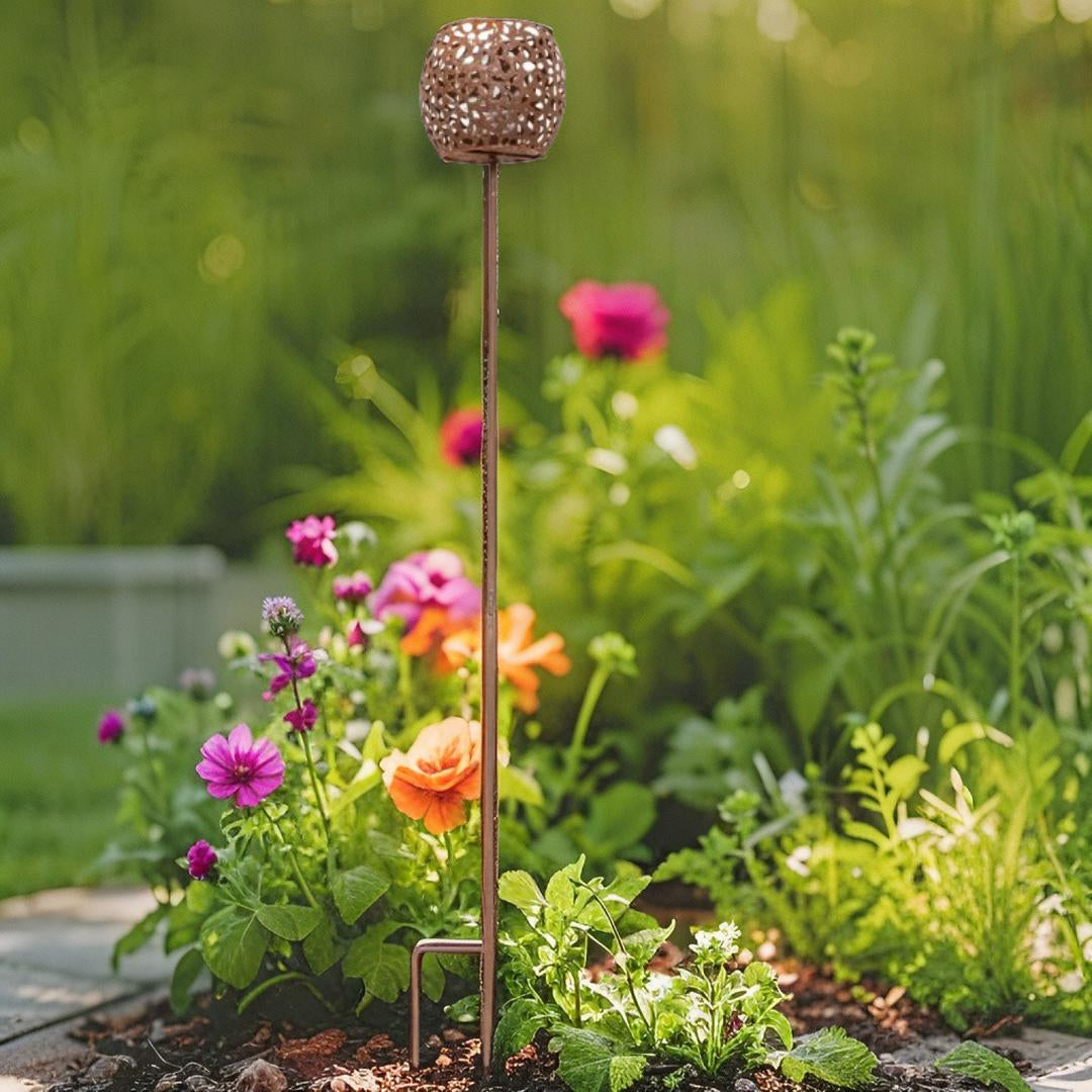100cm Outdoor Garden Stake Round Candleholder 16x16x100.5cm