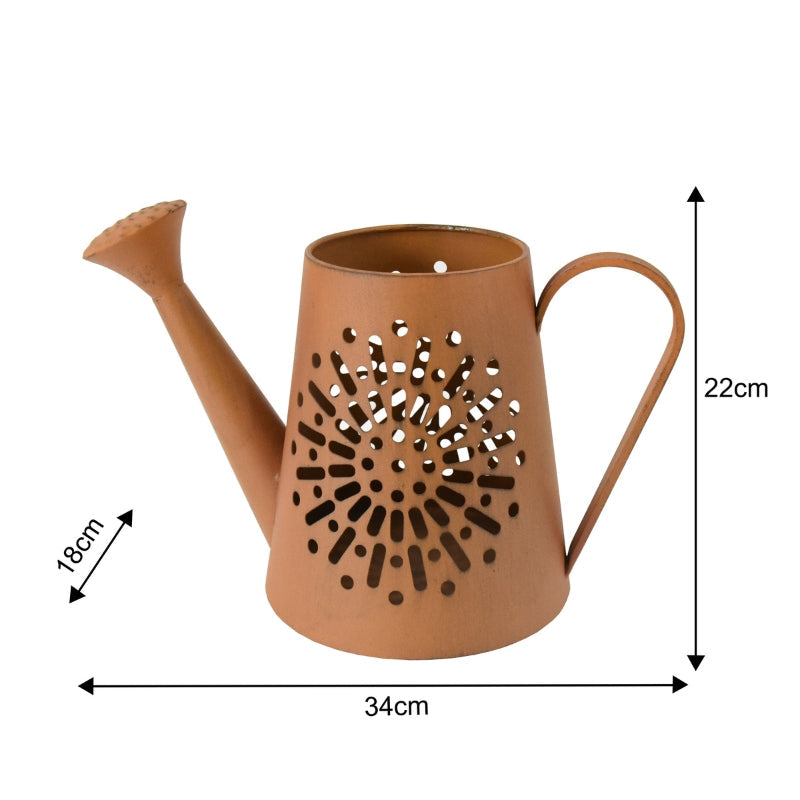 Decorative Watering Can Candle Holder/Planter 34x18x22cm