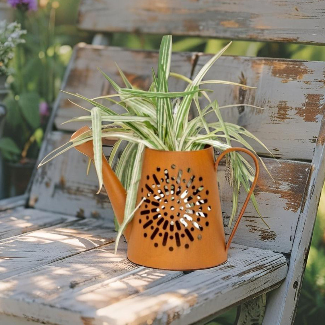 Decorative Watering Can Candle Holder/Planter 34x18x22cm