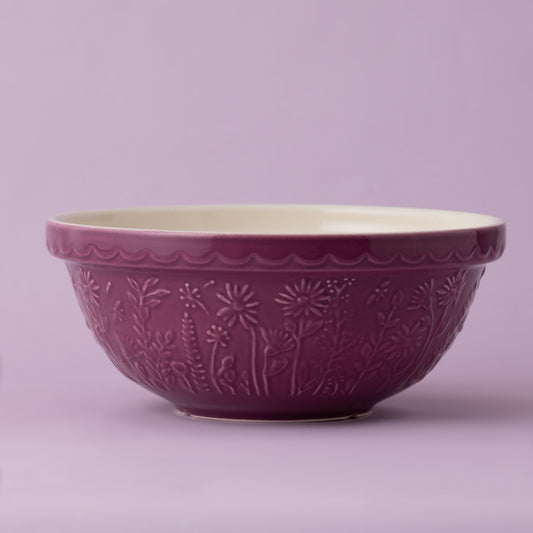 In The Meadow Purple Daisy Mixing Bowl, 26cm / 2.7 Litre