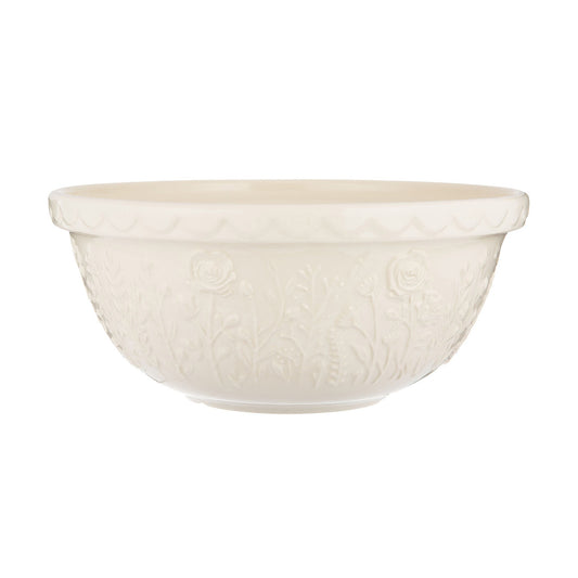 In The Meadow Cream Rose Mixing Bowl, 29cm / 4 Litre
