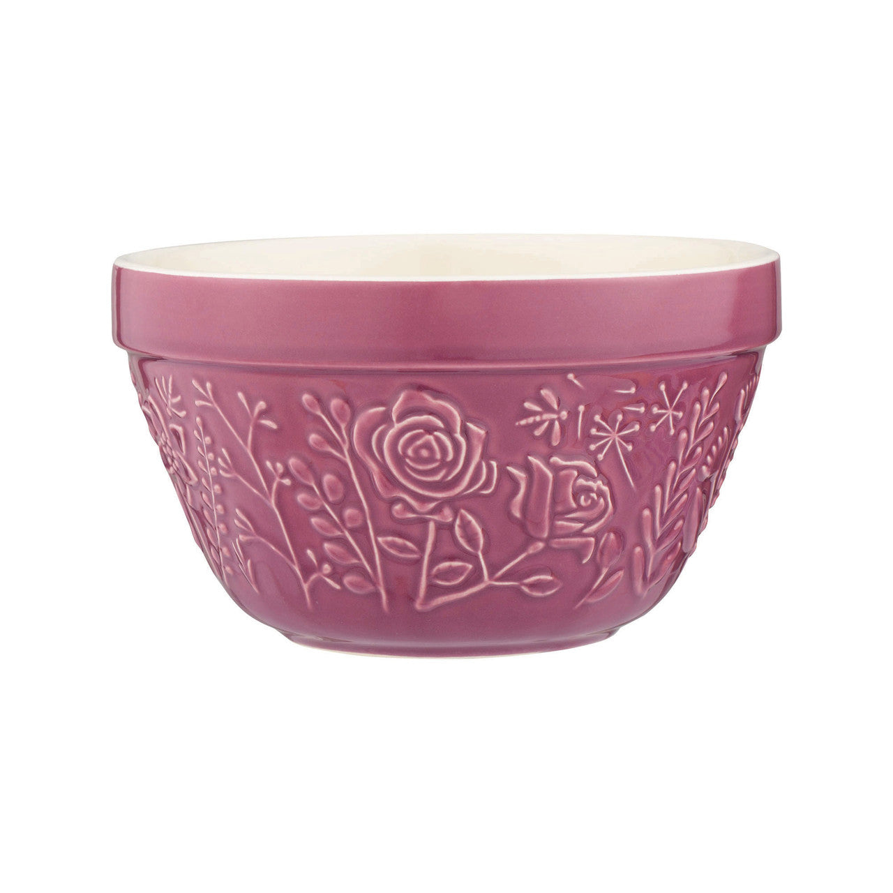 In the Meadow Purple Rose Pudding Basin, 16 x 9cm / 900ml - Purple