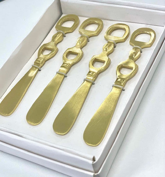 31B - Horse Style Equestrian Spreaders Set 4 : Gold