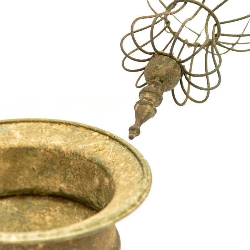 Vintage Style Elaborate Tall Cloche 22x22x61cm