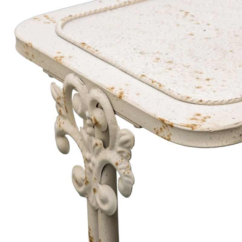 Distressed Finish French Provincial metal Console Table 110x35x78cm