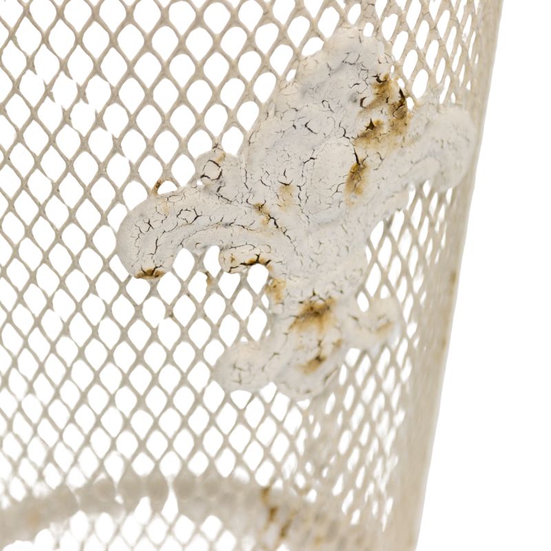 French Provinicial Dry-Flower Vase w/Fleur-de-lis 18x18x33.5cm