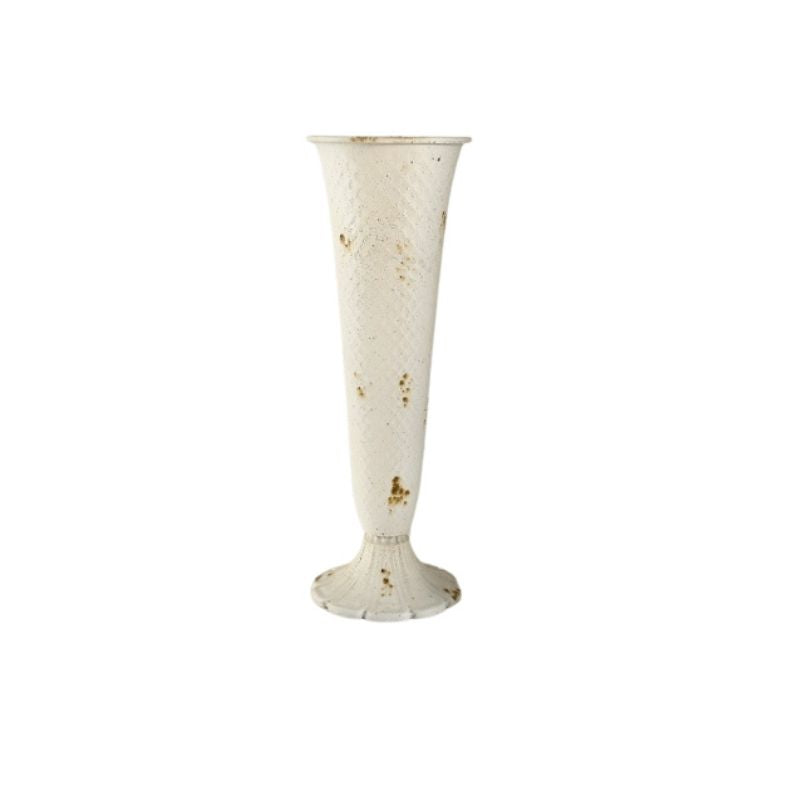 French Provincial Tall Footed Dry-Flower Vase 15x15x45cm