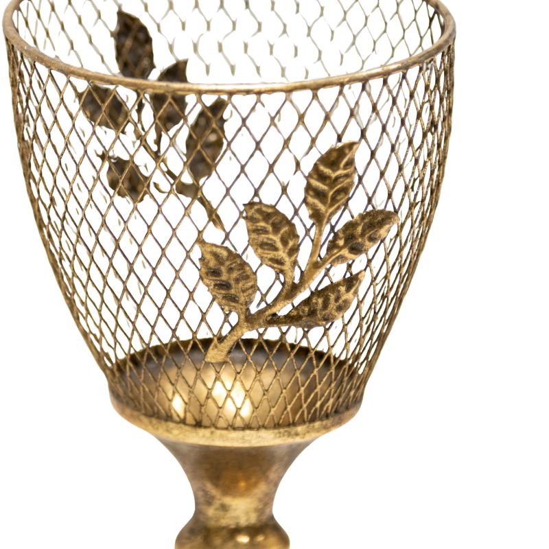 Lustre 'Goblet' Candleholder 12x12x23cm