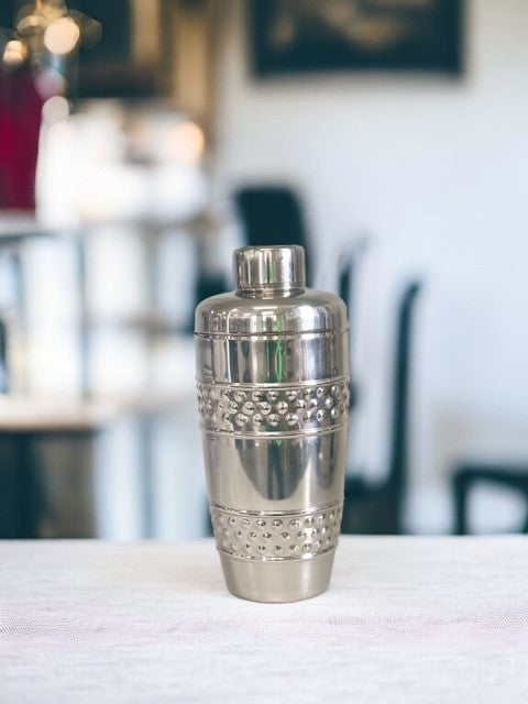 391L - Stainless Steel Double Band Dotted Cocktail Shaker