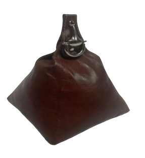 395E - Leather W/ Horse Bit Door Stopper